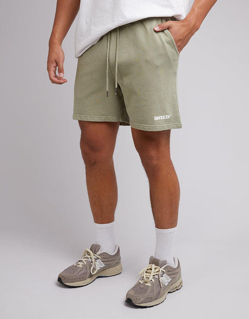 St. Goliath-Track Fleece Short Herb-Edge Clothing