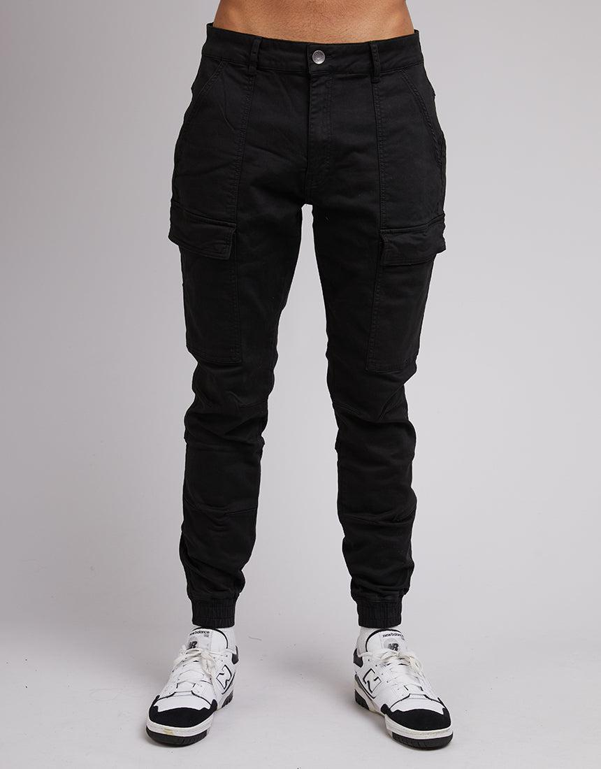 St. Goliath-Trail Cargo Pant Black-Edge Clothing