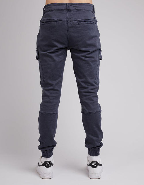 Navy Easy Fit Cargos for Men By Being Human Clothing