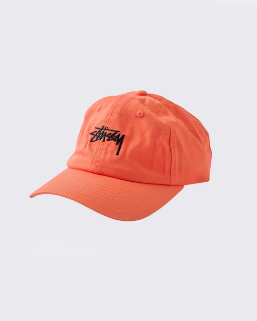 Stussy-Stock Low Pro Cap Peach-Edge Clothing
