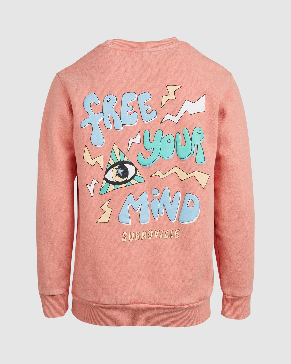 Sunnyville Boys 3-7-Free Your Mind Crew Melon-Edge Clothing