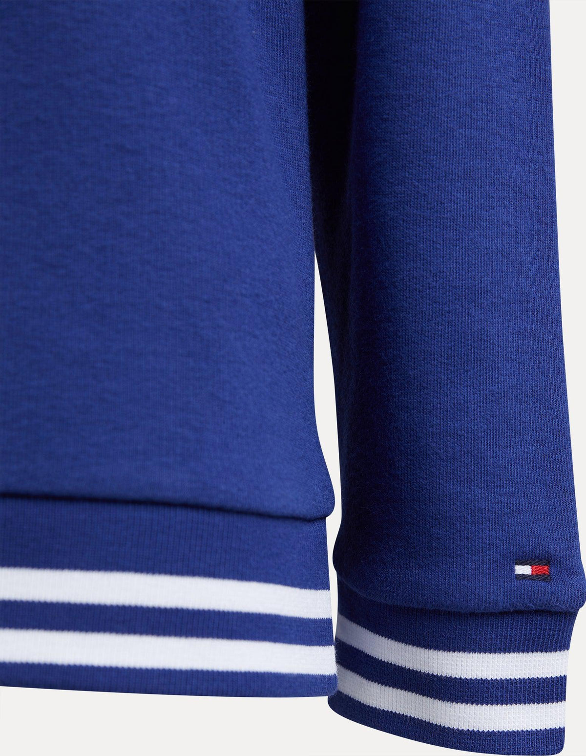 Tommy Hilfiger-Tartan Check Sweatshirt Pilot Blue-Edge Clothing