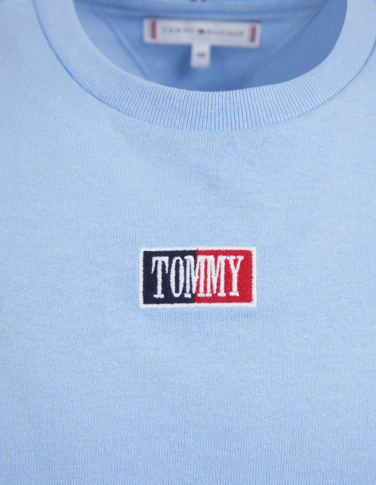 Tommy Hilfiger-Timeless Tommy Tee Ss Pearly Blue-Edge Clothing