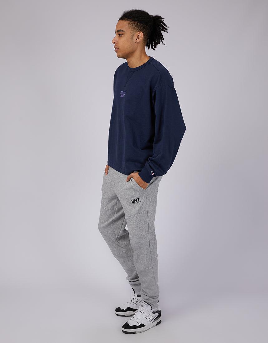 Tommy Hilfiger-Tjm Rlx Boxy Tiny Tj Crew Twilight Navy-Edge Clothing