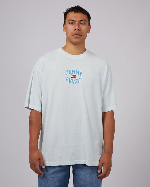 Tommy Hilfiger-Tjm Skate Arched Logo Tee Blue-Edge Clothing