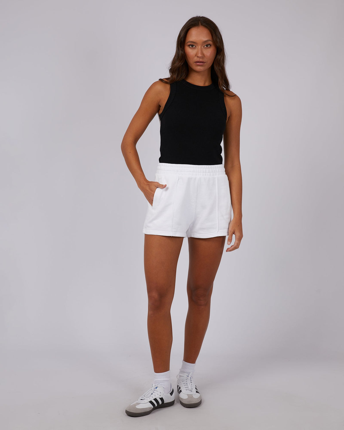 Tommy Hilfiger-Tjw Tommy Essential Short White-Edge Clothing