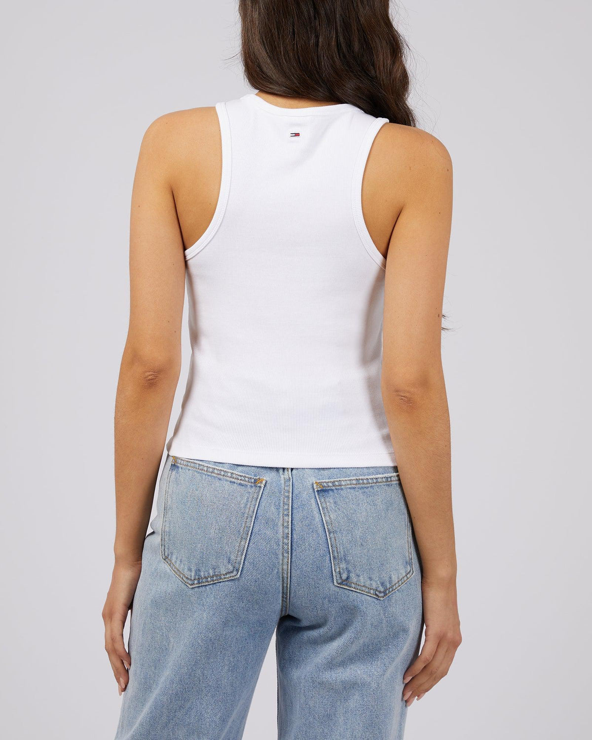 Tommy Hilfiger-Vintage Flame Tank White-Edge Clothing