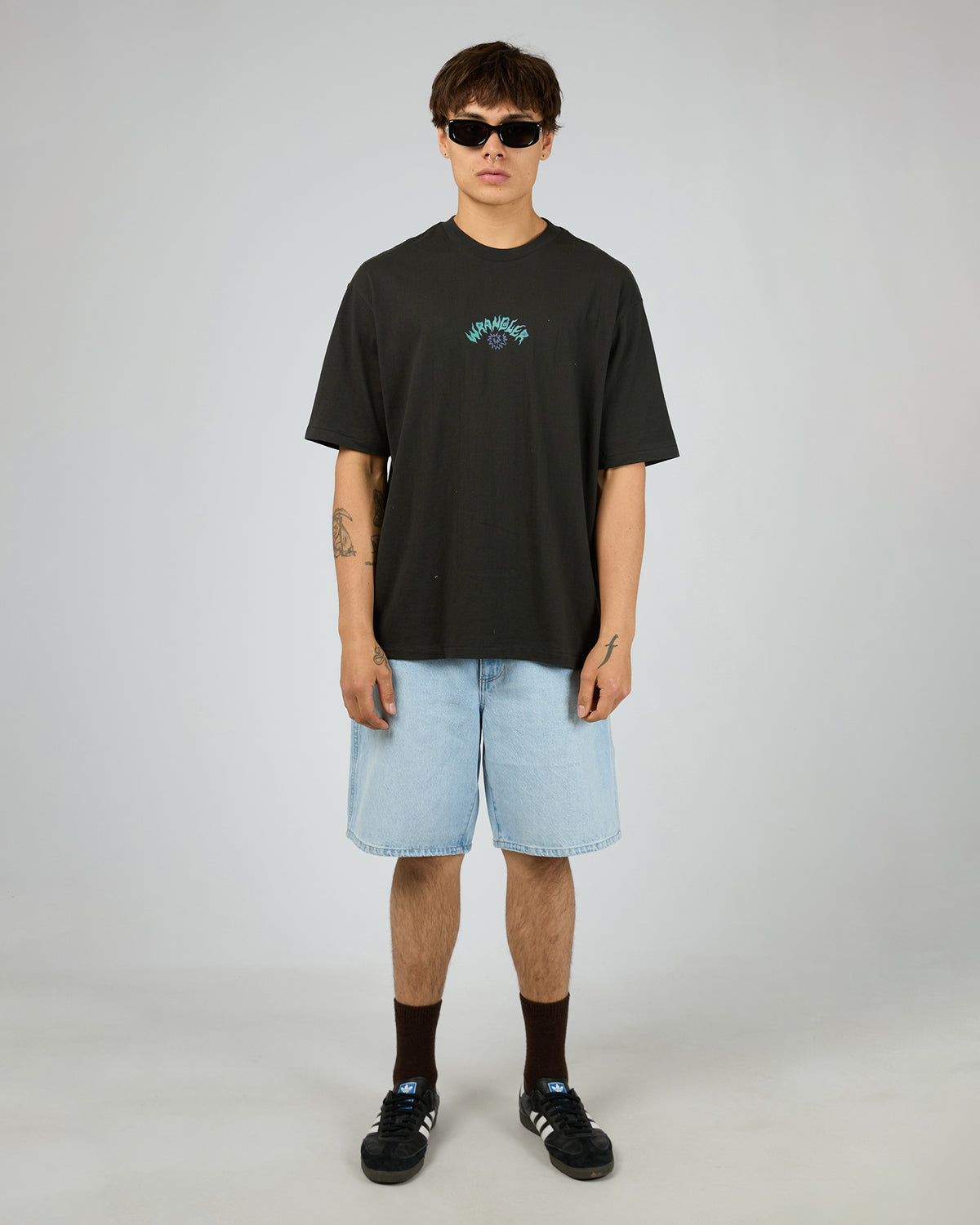 Fossil Shell Slacket Tee Worn Black
