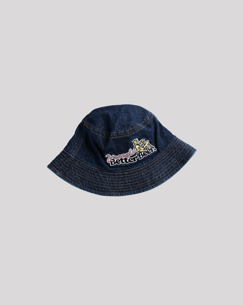 Bucket Hat - Indigo Denim Cotton – s.k. manor hill Hender scheme