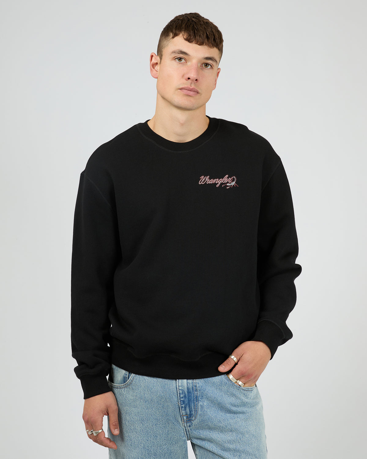 Stinger Slouch Sweat Black