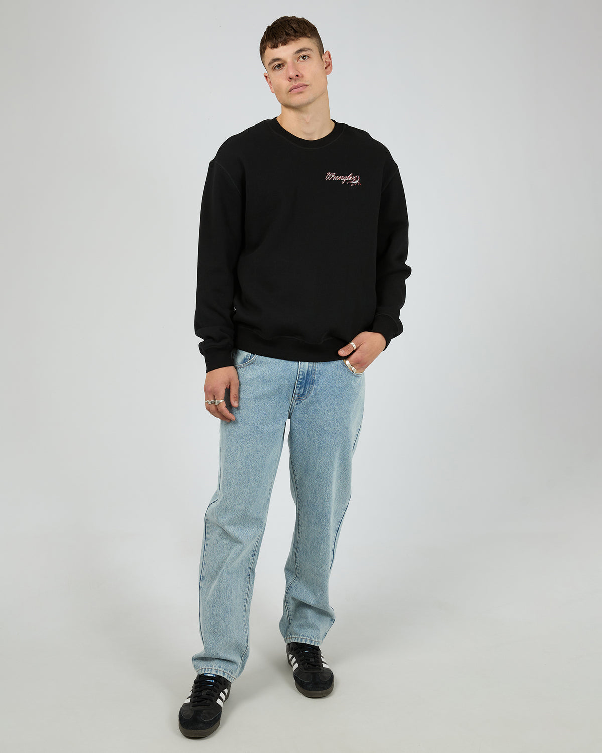 Stinger Slouch Sweat Black