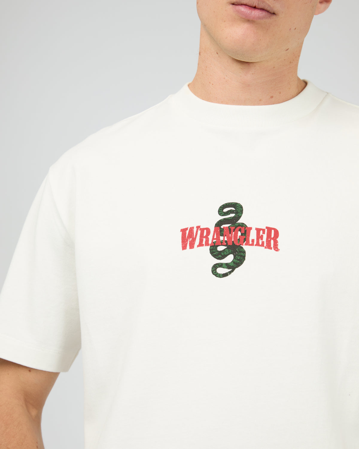 Cactus Cowboy Boxcar Tee Vintage White