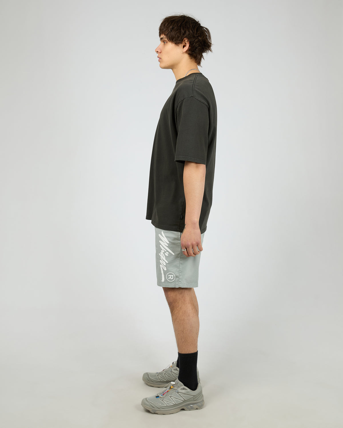 Offend Beach Short Cement Grey