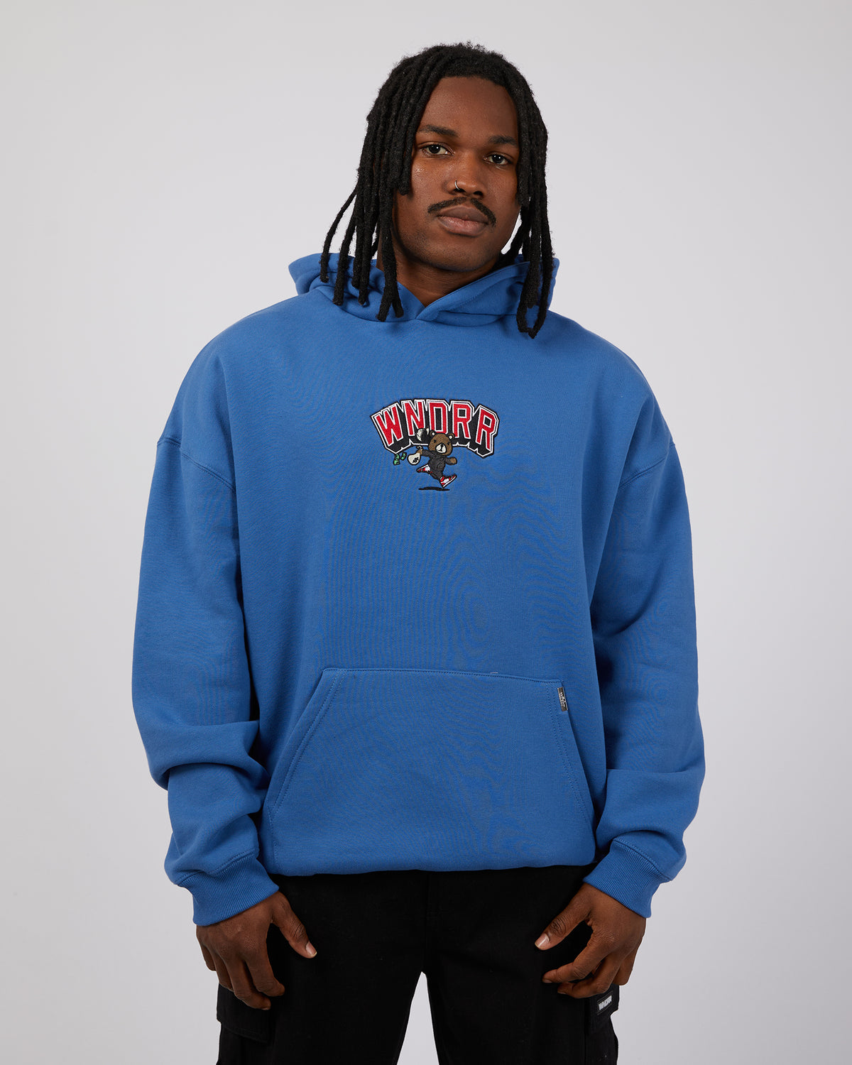 Bank Hood Sweat Cobalt Blue