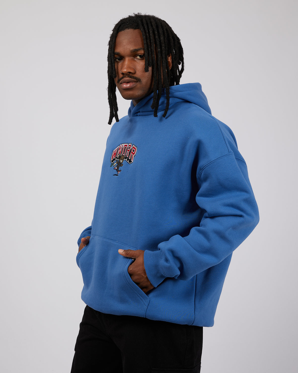 Bank Hood Sweat Cobalt Blue