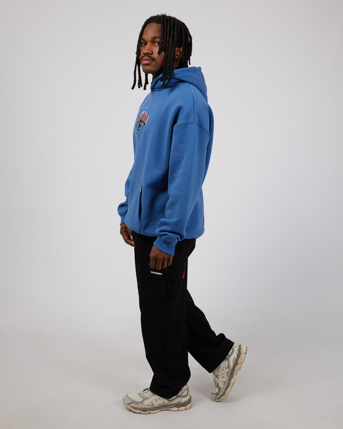 Bank Hood Sweat Cobalt Blue