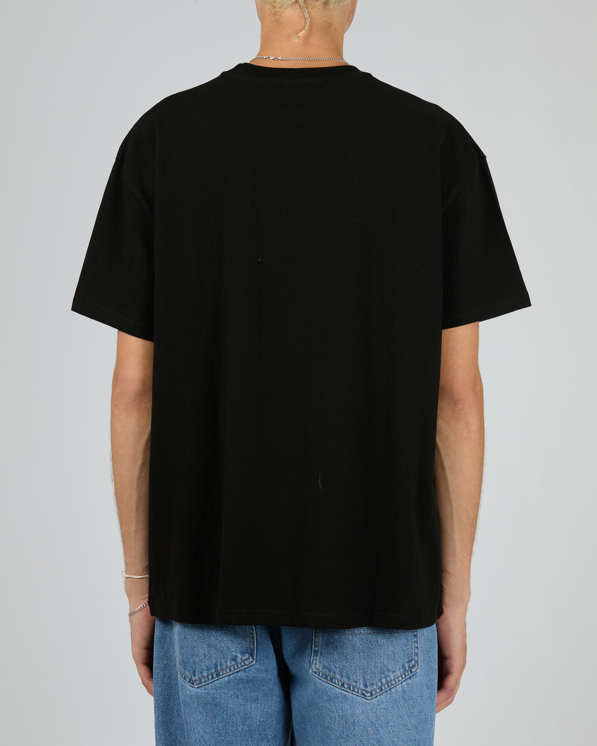 Biker Box Fit Tee Black