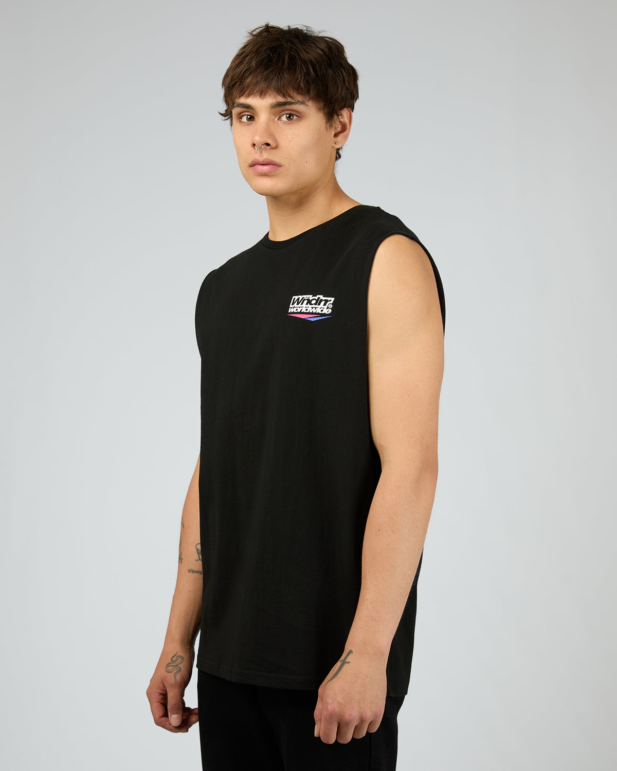 Splice Muscle Top Black