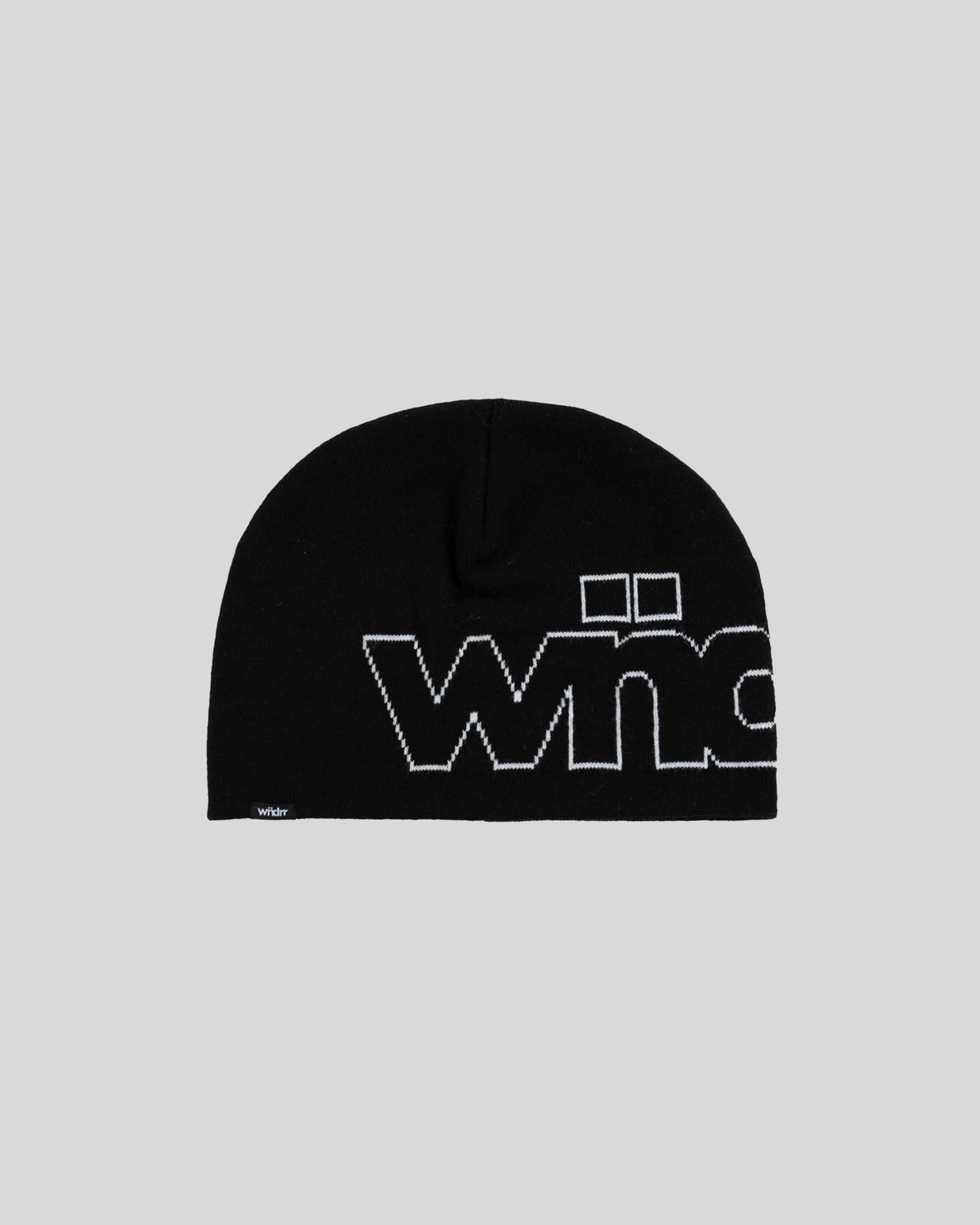 Accent Skull Beanie Black