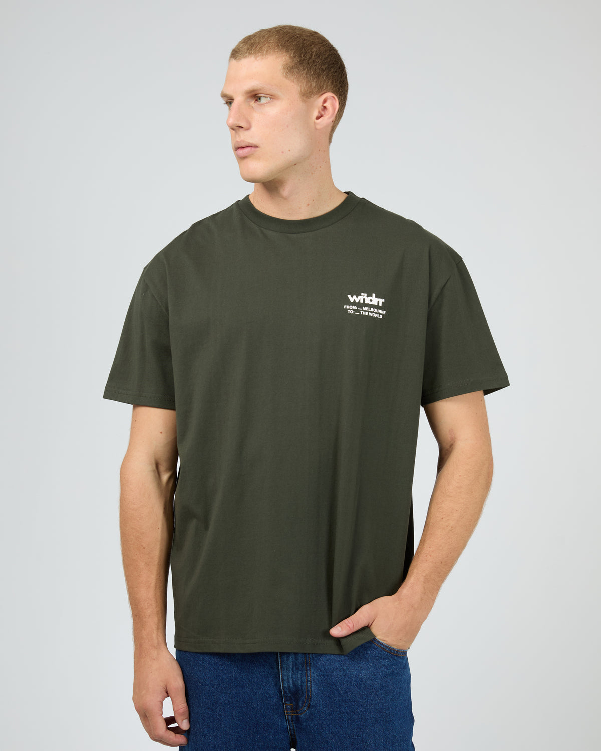 The World Box Fit Tee Ink