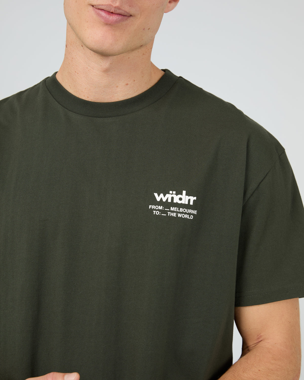 The World Box Fit Tee Ink
