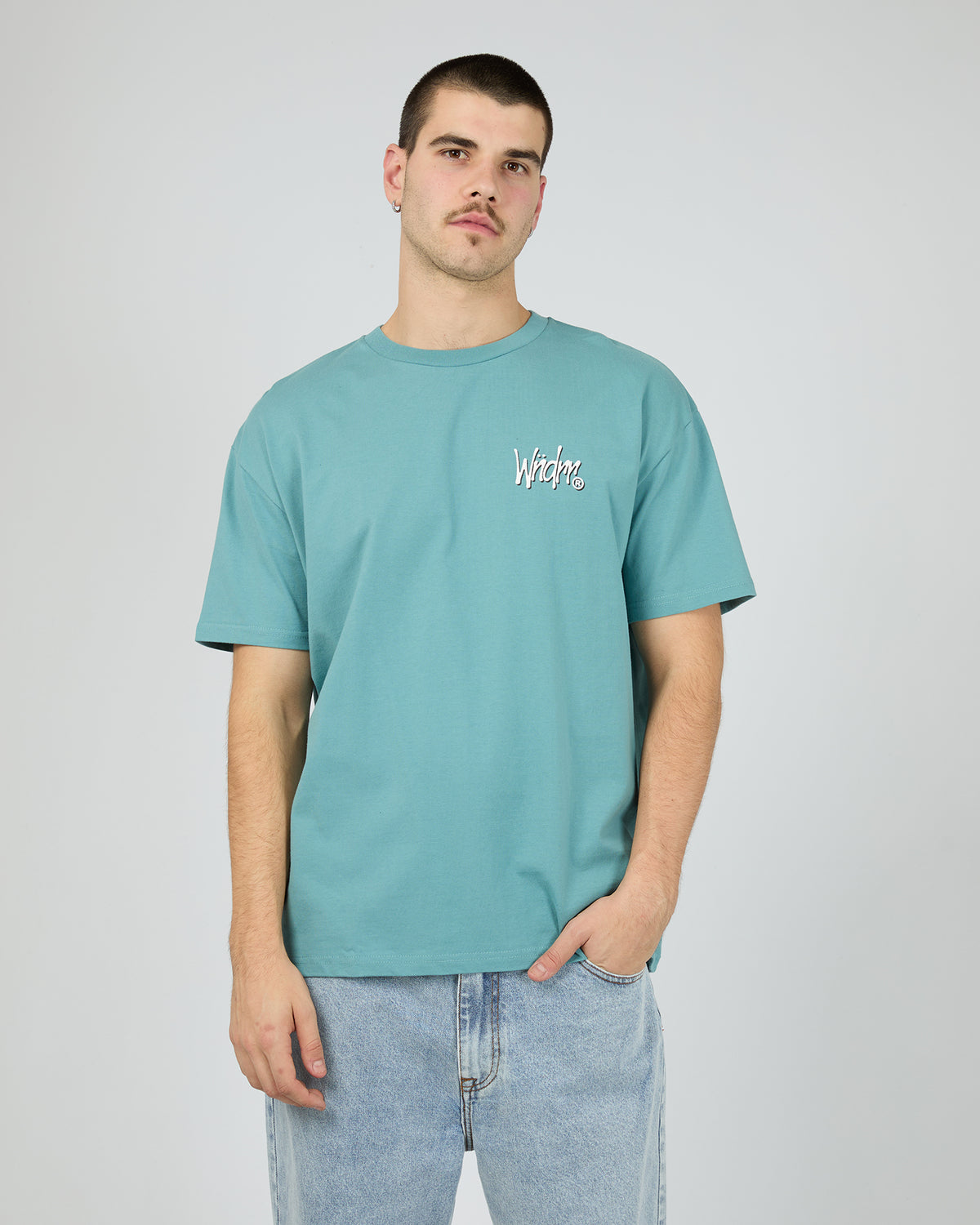 Scorpion Box Fit Tee Dusk Blue