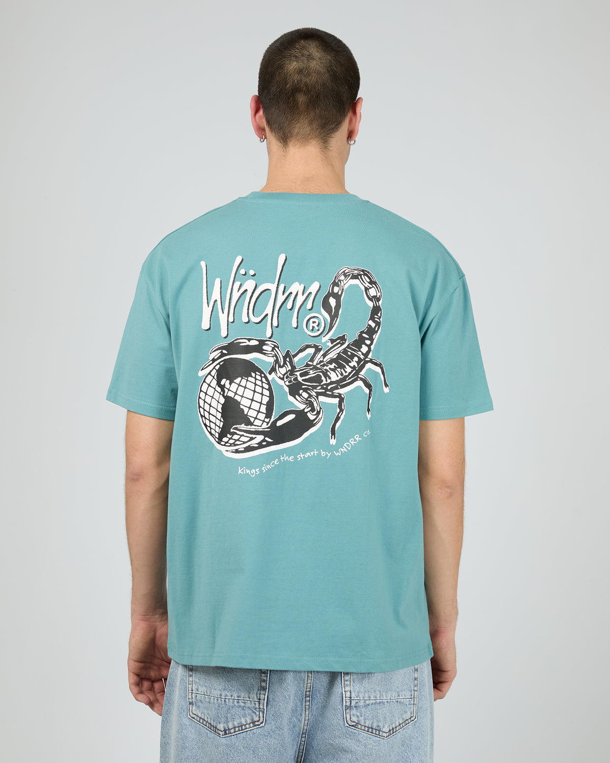 Scorpion Box Fit Tee Dusk Blue