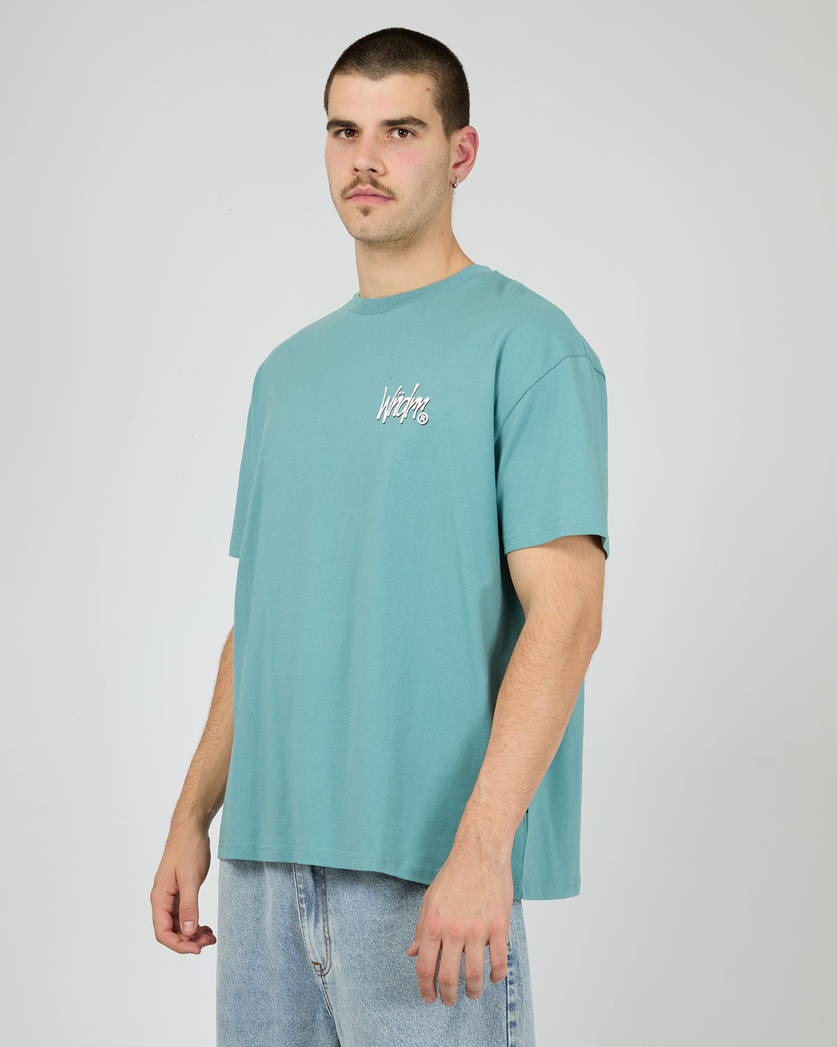 Scorpion Box Fit Tee Dusk Blue