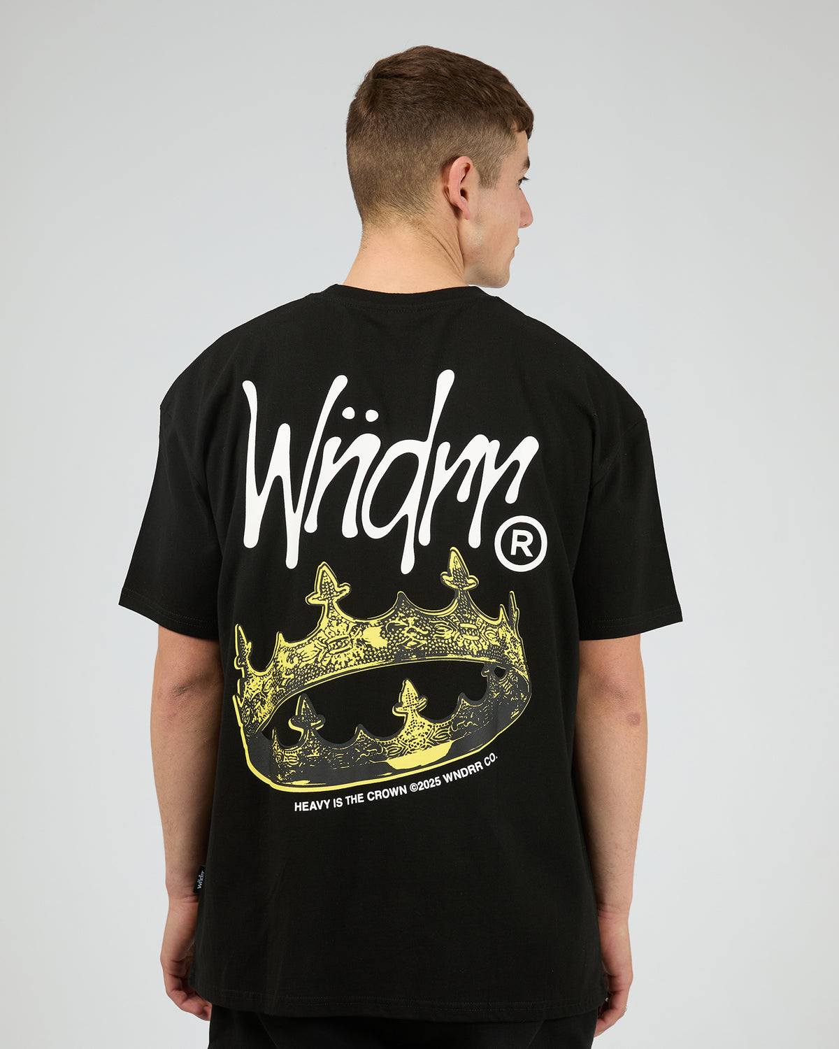 Crown Box Fit Tee Black