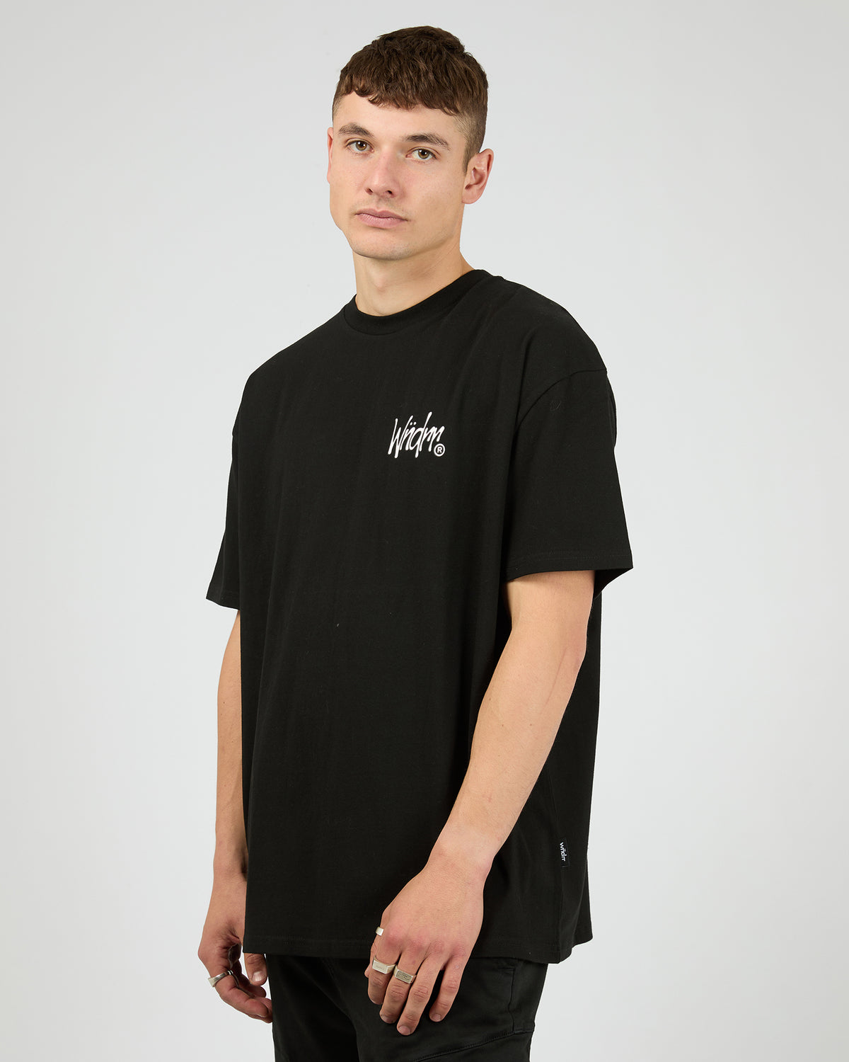 Crown Box Fit Tee Black