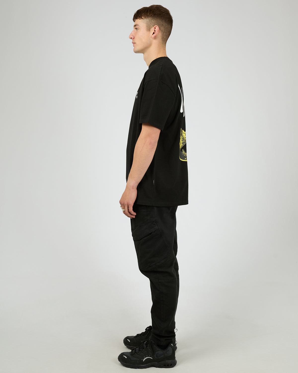 Crown Box Fit Tee Black
