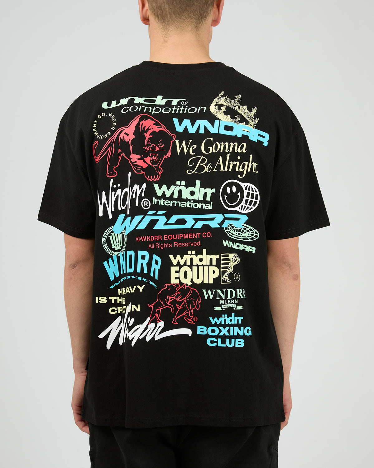 Syndicate Box Fit Tee Black