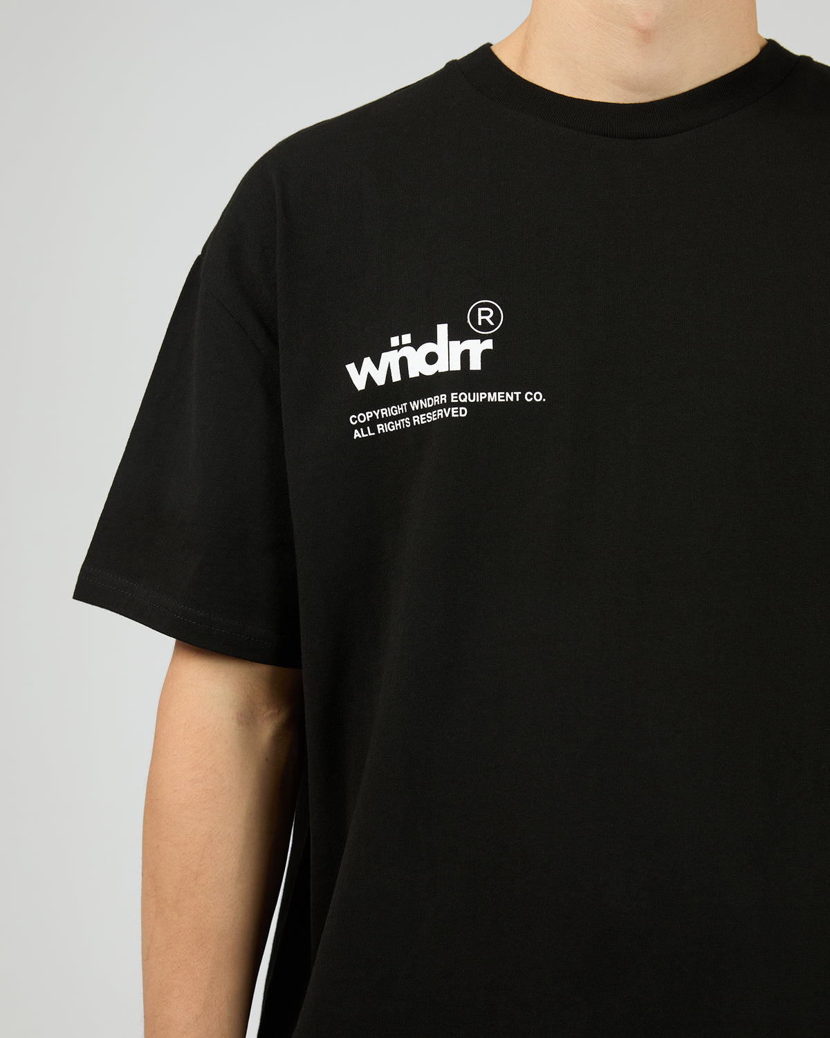 Syndicate Box Fit Tee Black