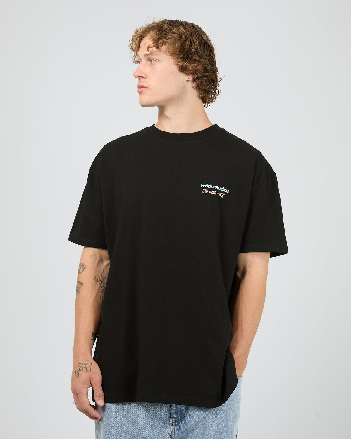 Oversteer Box Fit Tee Black