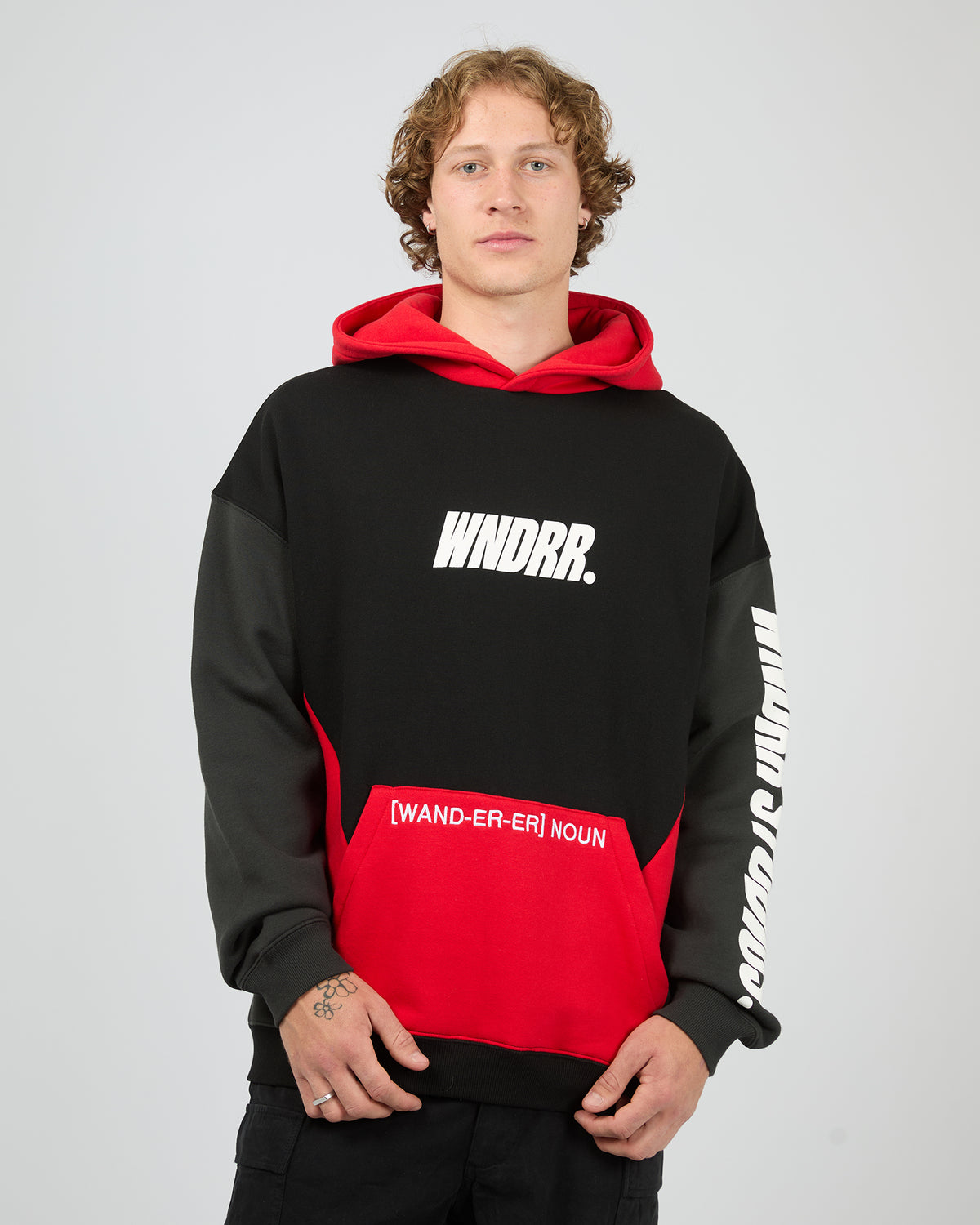 Drift Panel Hood Sweat Multicoloured