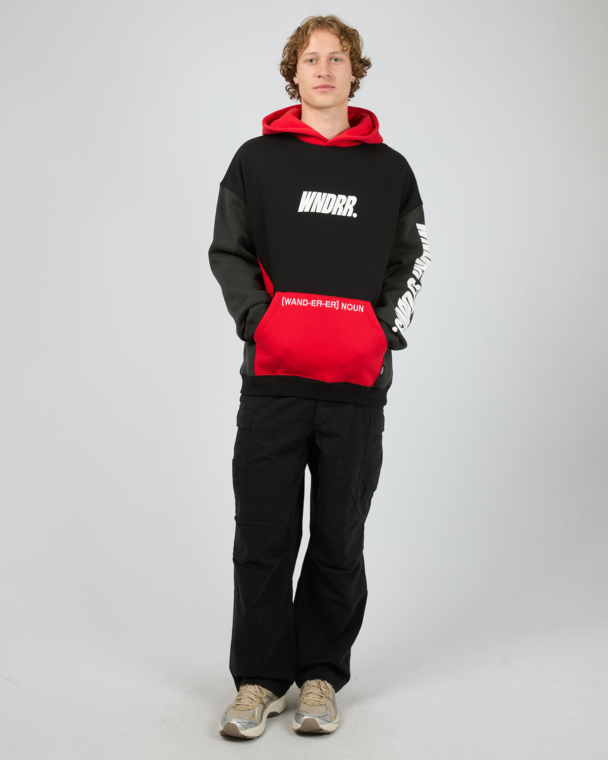 Drift Panel Hood Sweat Multicoloured