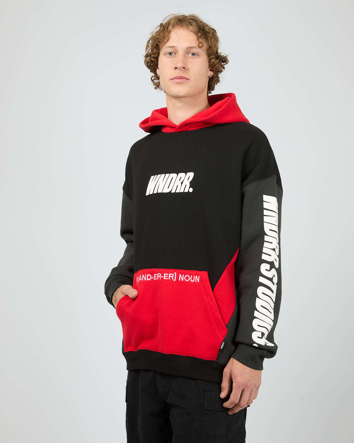 Drift Panel Hood Sweat Multicoloured