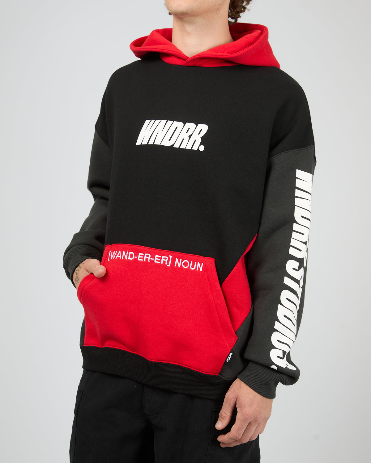 Drift Panel Hood Sweat Multicoloured