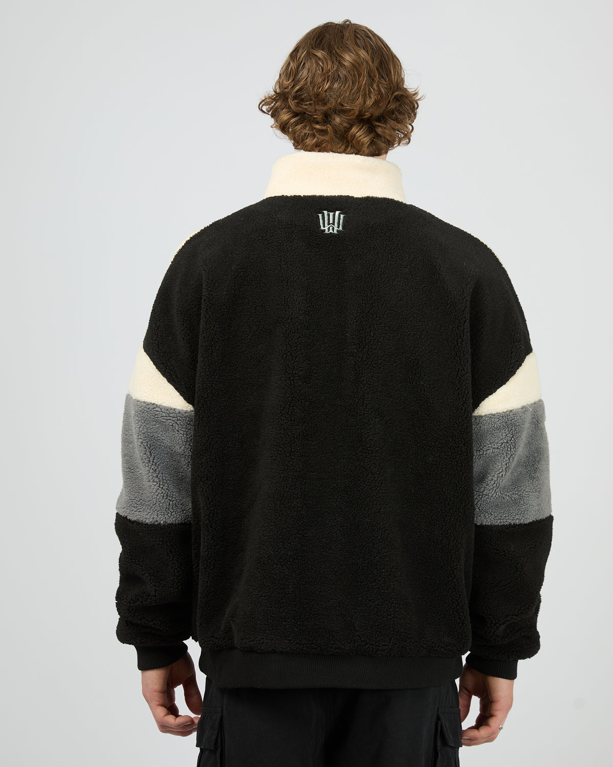 Primer 1/4 Zip Sherpa Fleece Sweat Multicoloured