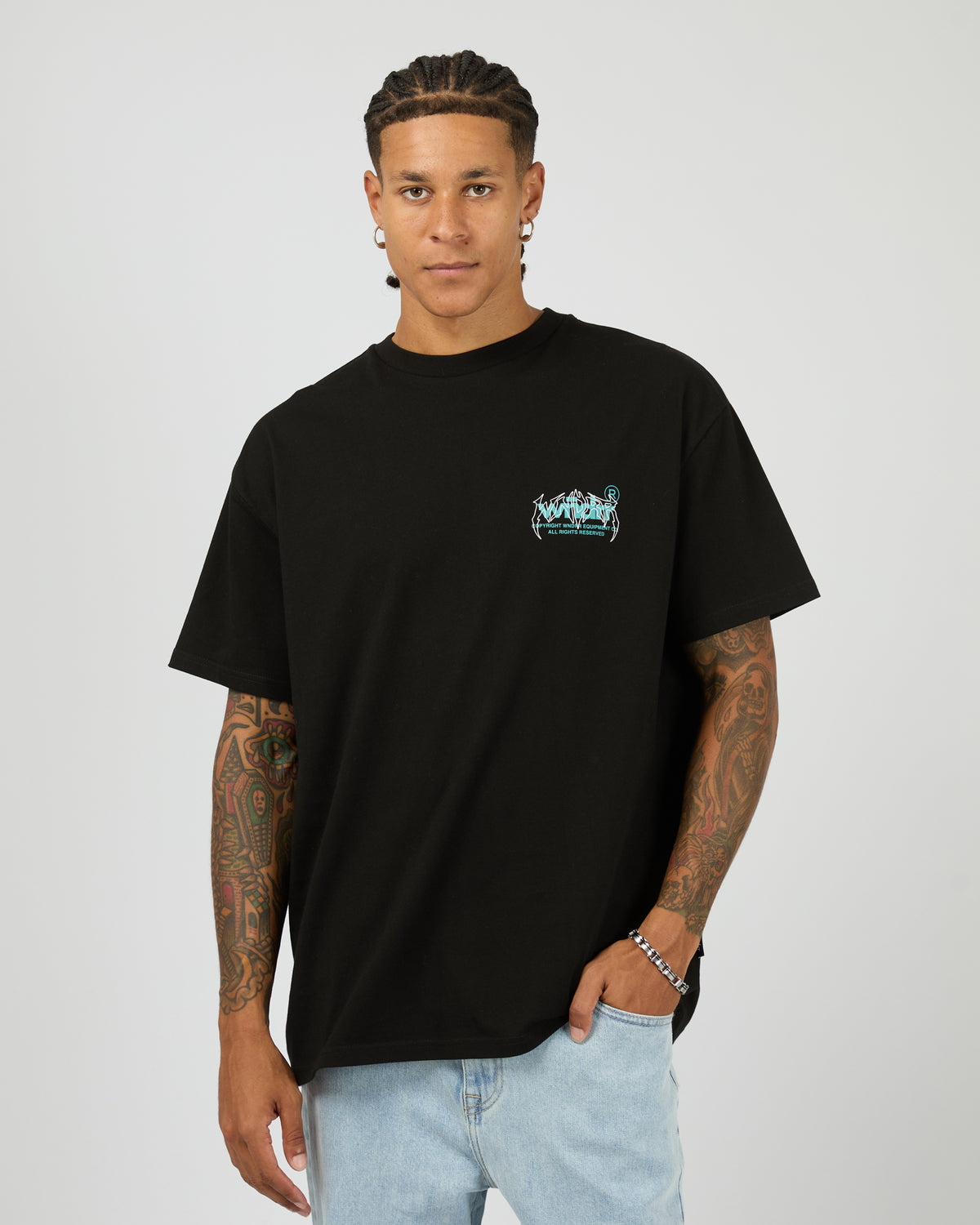 Shutdown Box Fit Tee Black