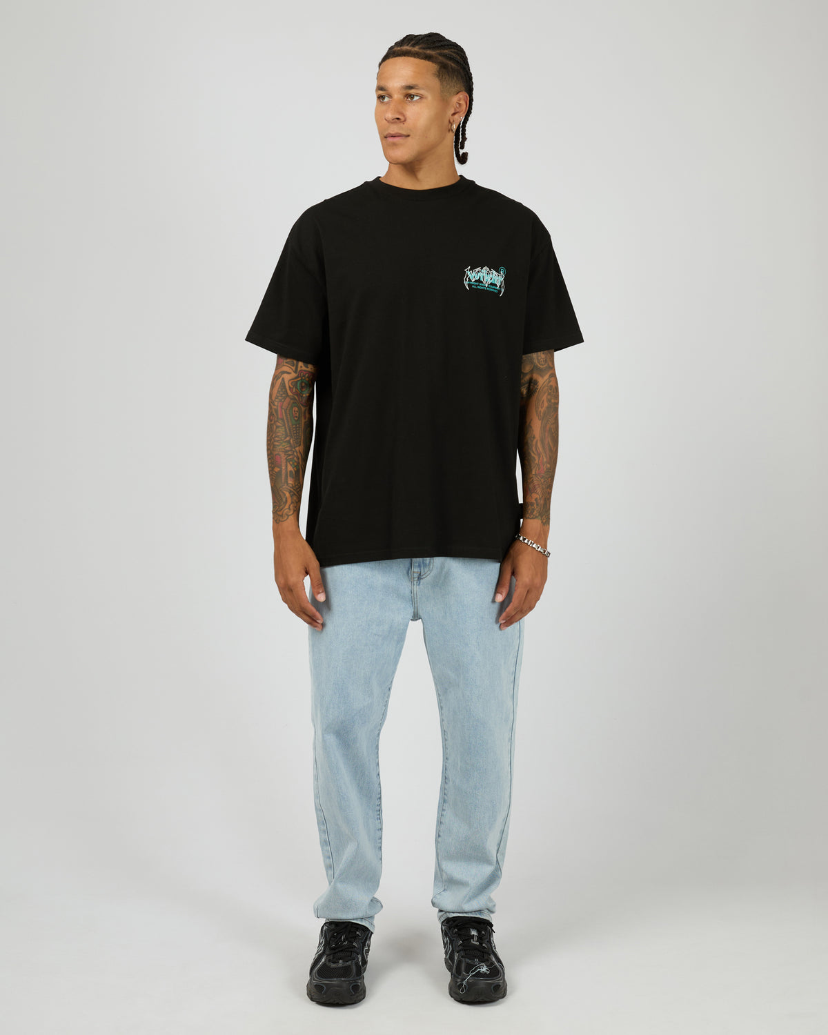 Shutdown Box Fit Tee Black