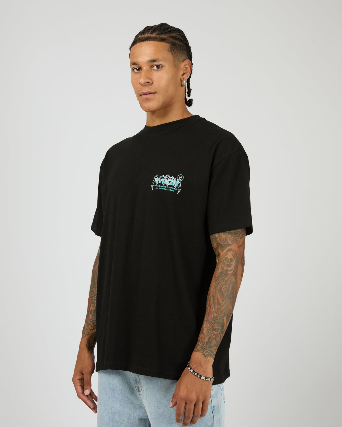 Shutdown Box Fit Tee Black