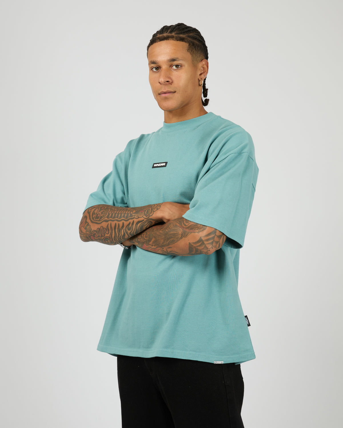 Context Heavy Weight Tee Dusk Blue