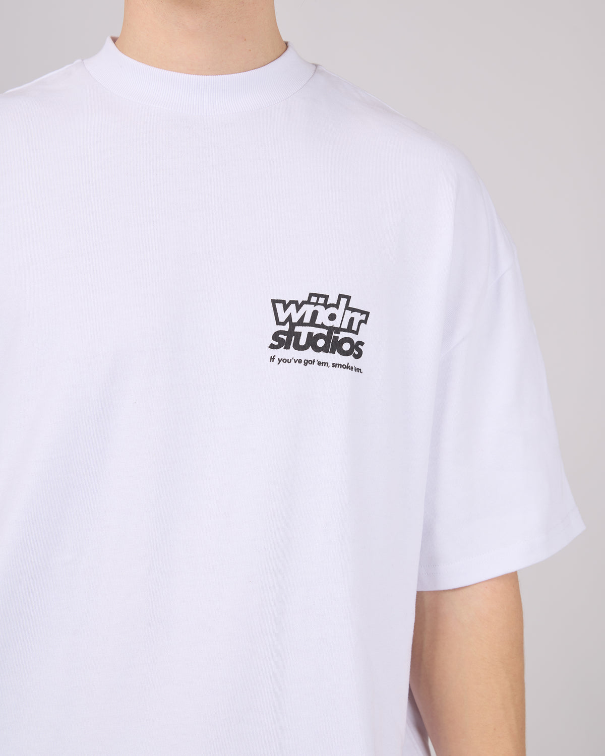 Lighter Heavy Weight Tee White