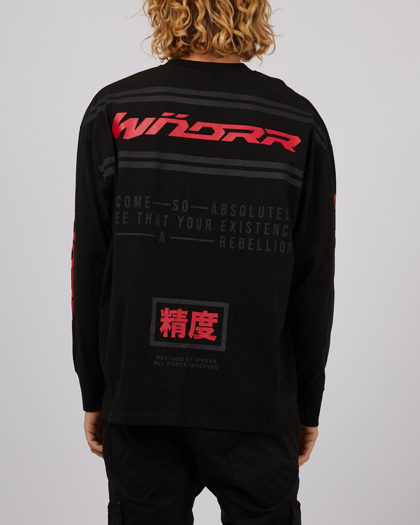Wndrr-Fortress Long Sleeve Black-Edge Clothing