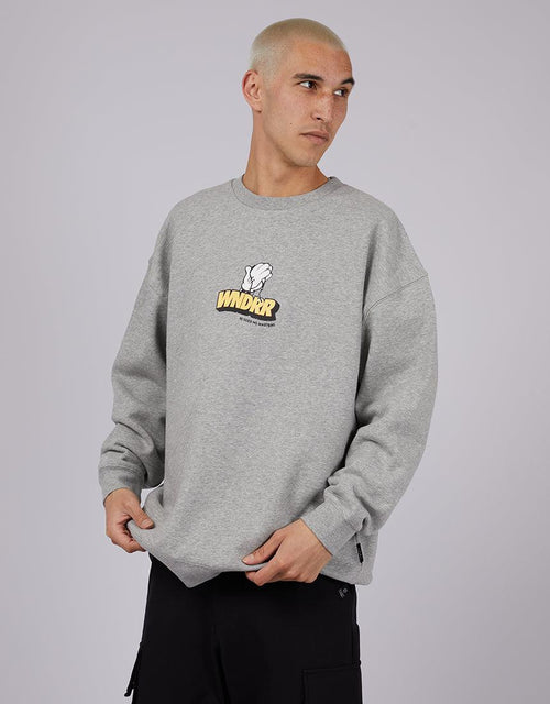 Wndrr-Outlook Crew Sweat Grey-Edge Clothing