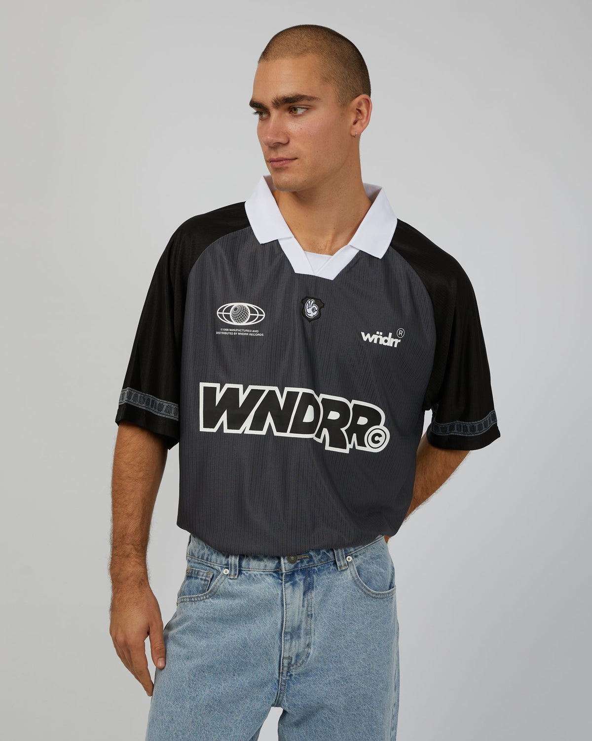 Wndrr-Shodo Football Jersey Grey-Edge Clothing