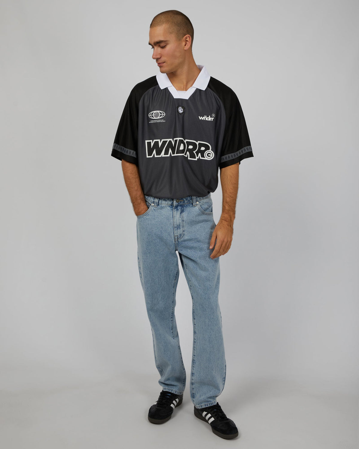 Wndrr-Shodo Football Jersey Grey-Edge Clothing