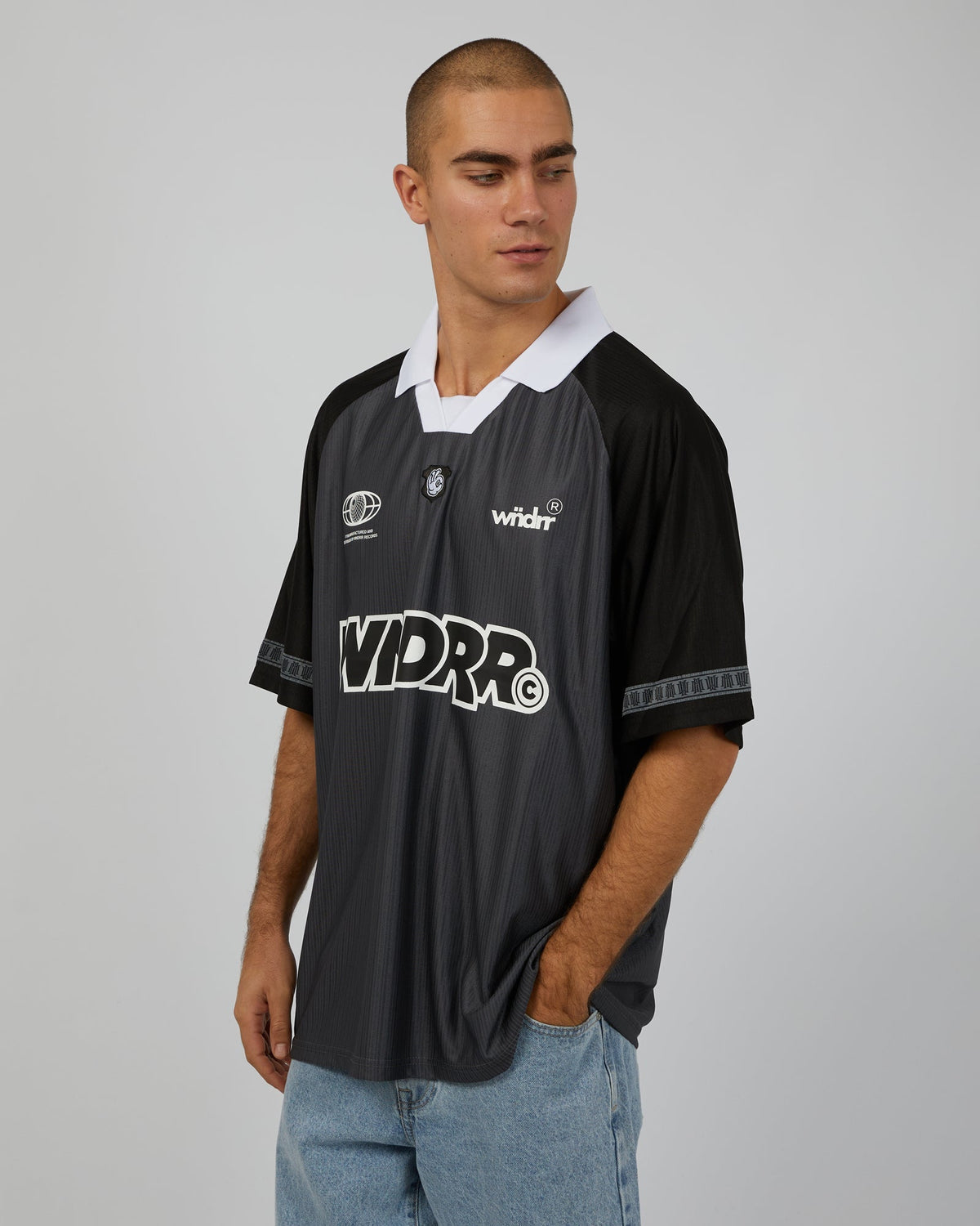 Wndrr-Shodo Football Jersey Grey-Edge Clothing