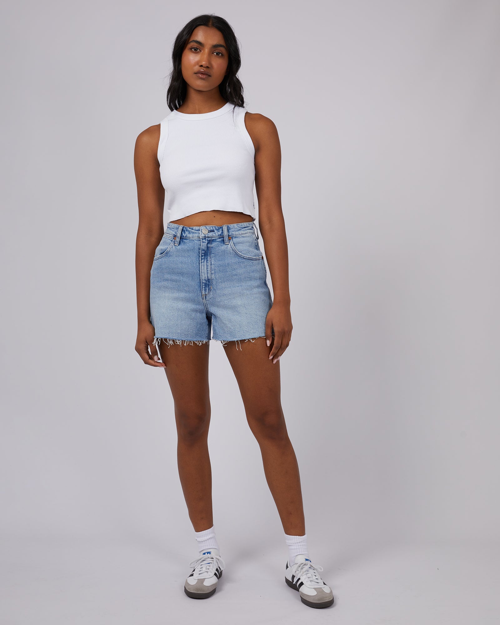 Wrangler hi cheeky store shorts